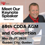 Announcing the CDDA 80th AGM and Convention Keynote Speaker